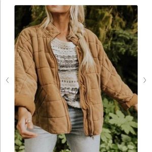 Free People Dolman quilted jacket